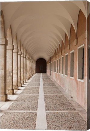 Framed Arched Walkway, The Royal Palace, Aranjuez, Spain Print