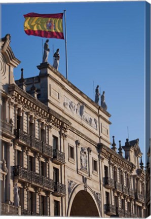 Framed Banco de Santander, Santander, Spain Print