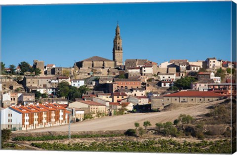 Framed Briones, La Rioja Region, Spain Print