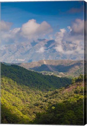 Framed La Torresilla Mountain, Malaga Province, Spain Print