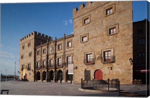 Framed Palacio de Revillagigedo, Gijon, Spain Print