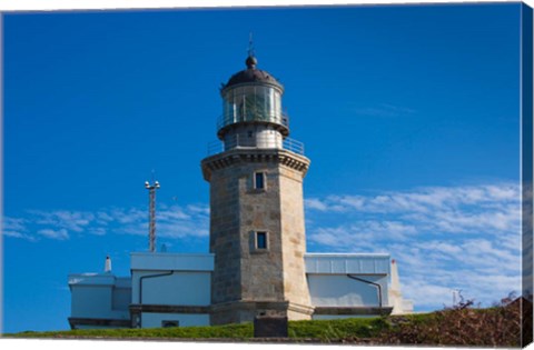 Framed Spain, Cabo Machichaco cape and Lighthouse Print