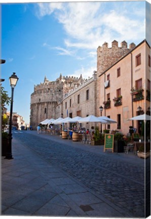 Framed Spain, Castilla y Leon Region Restaurants along the City of Avila Print