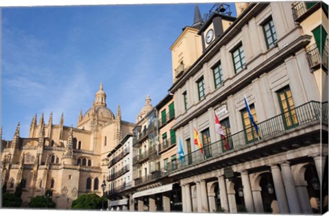 Framed Spain, Castilla y Leon, Segovia Cathedral Print