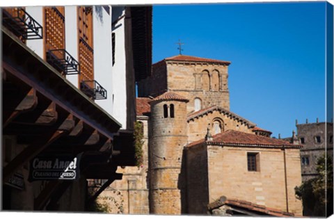 Framed Spain, Santillana del Mar, Iglesia de Colegiata Print