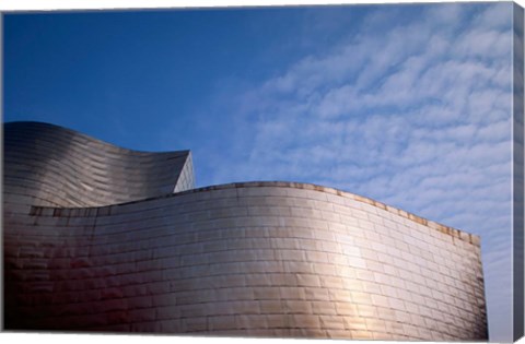 Framed Spider Sculpture, The Guggenheim Museum, Bilbao, Spain Print