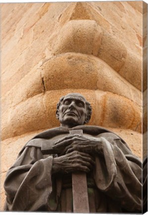 Framed Statue of San Pedro de Alcantara, Caceres, Spain Print