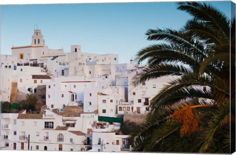 Framed Town View, Vejer de la Frontera, Spain Print