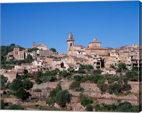 Framed Valldemosa, Majorca, Balearics, Spain Print