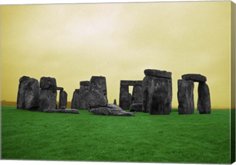 Framed Stonehenge, England Print