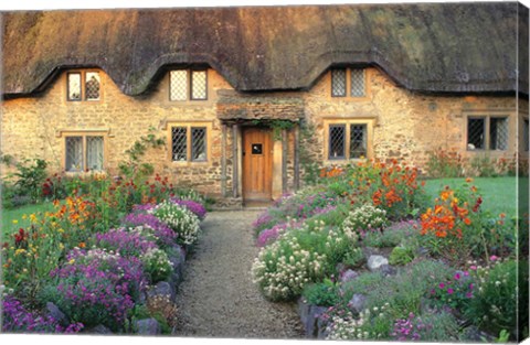 Framed England, Chippenham, Cotswold Stones of Home Print