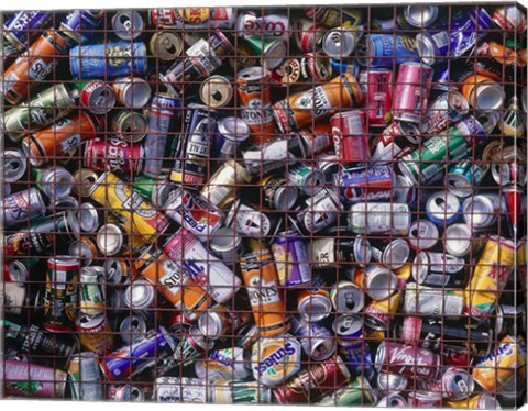 Framed Recycling, England Print