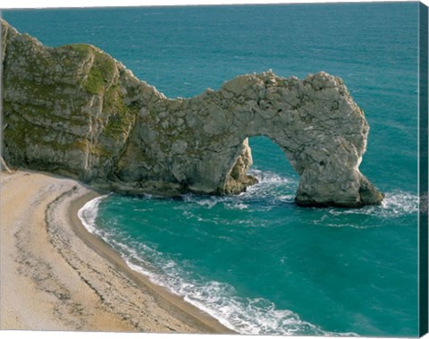 Framed Durdle Door in Lulworth Cove, Dorset, England Print