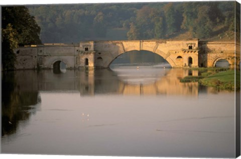 Framed Grand Bridge, Blenheim Palace, Woodstock, Oxfordshire, England Print