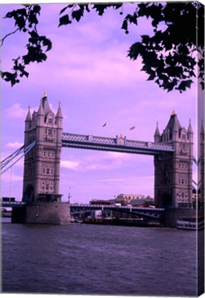 Framed Tower of London Bridge, London, England Print