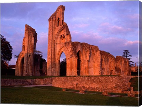 Framed Glastonbury Abbey, England Print