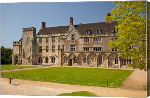 Framed Battle Abbey School, Battle, East Sussex, England Print