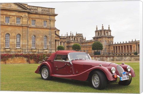 Framed Classic cars, Blenheim Palace, Oxfordshire, England Print