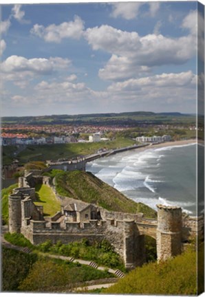 Framed Scarborough Castle, Scarborough, North Yorkshire, England Print