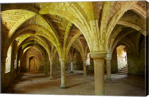 Framed Novices&#39; Room, Battle Abbey, Battle, East Sussex, England Print