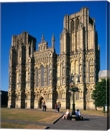 Framed Wells Cathedral, Somerset, England Print