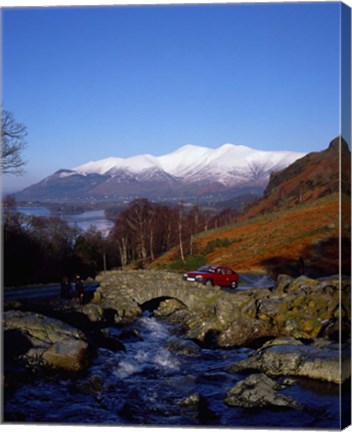 Framed Ashness Bridge in Lake District National Park, Cumbria, England Print