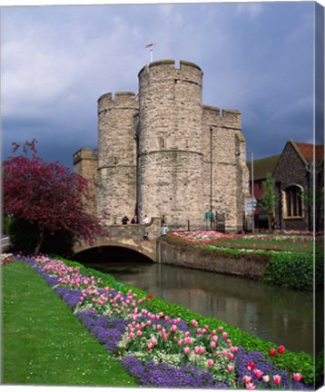 Framed River Stour, Canterbury, Kent, England Print