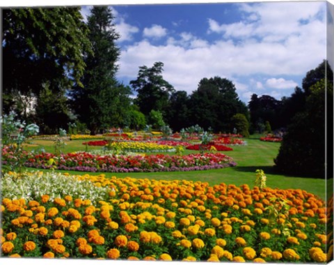 Framed Jephson Gardens at Royal Leamington Spa, Warwickshire, England Print