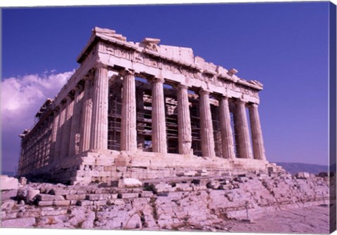 Framed Parthenon on the Acropolis, Ancient Greek Architecture, Athens, Greece Print