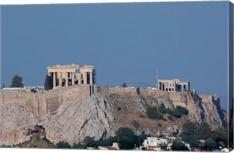 Framed Greece, Athens View of the Acropolis Print