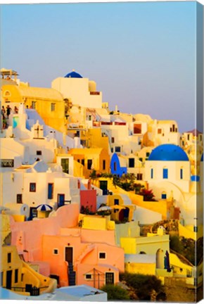 Framed Scenic Oia, Santorini, Greece Print