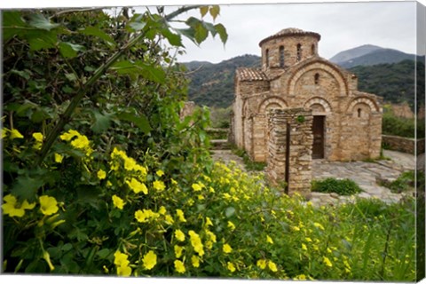 Framed Greece, Crete, Byzantine Church of the Panayia Print