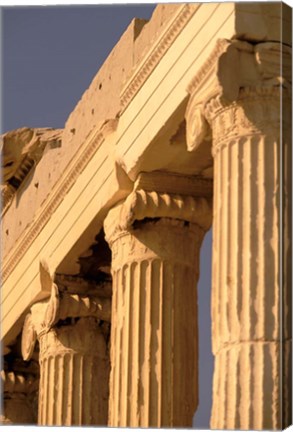 Framed Column Detail, The Acropolis, Attica, Athens, Greece Print