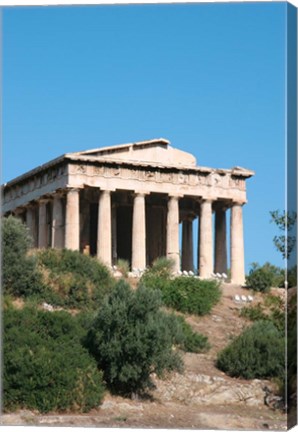 Framed Temple of Hephaestus, Ancient Architecture, Athens, Greece Print