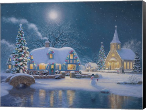Framed Moonlight Glow Print