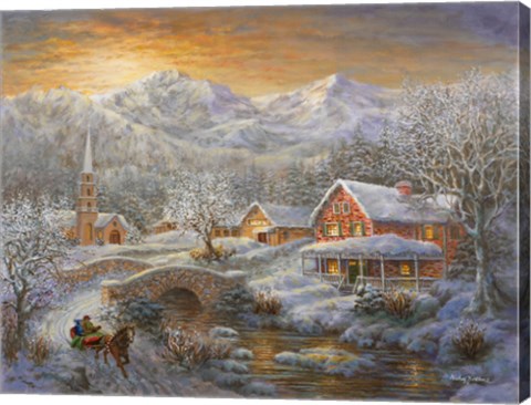 Framed Winter Merriment Print