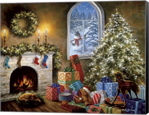 Framed Not A Creature Was Stirring Print