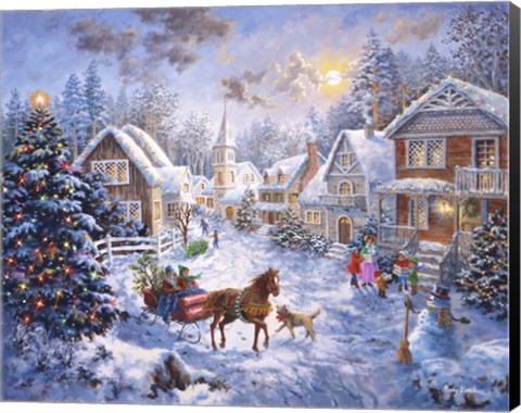 Framed Merry Christmas Print