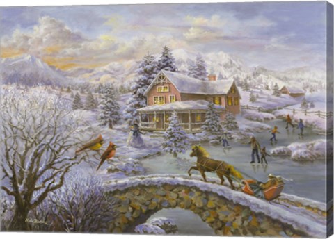 Framed Winter Joy Print