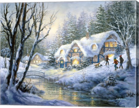 Framed Winter Frolic Print