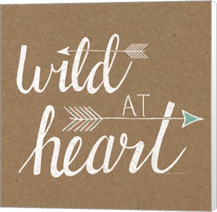 Framed Wild at Heart Print