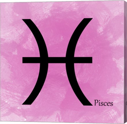 Framed Pisces - Pink Print