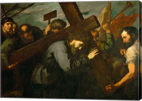 Framed Christ Carrying the Cross, c. 1630 Print