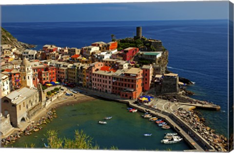 Framed Vernazza Print