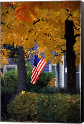 Framed Fall Flag Print