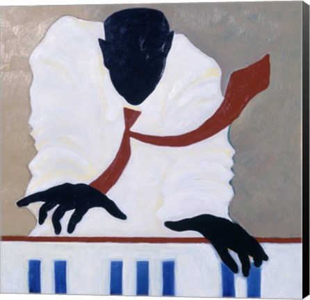 Framed Untitled (Piano Player) Print