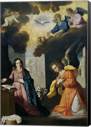 Framed Annunciation, 1638-1639 Print