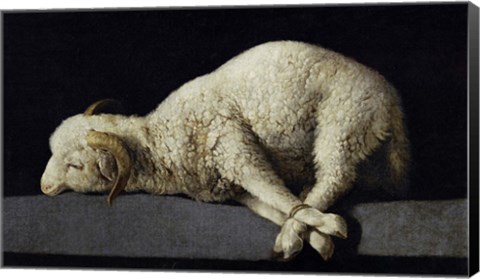 Framed Agnus Dei, 1635-1640 Print