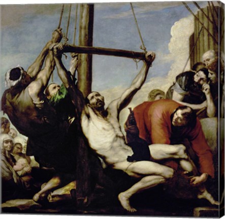 Framed Martyrdom of St. Philip Print