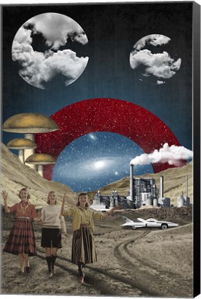 Framed Uncertain Future Print